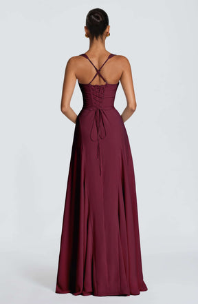 Irie Maxi Dress - Cherry Lacquer Ryvelle