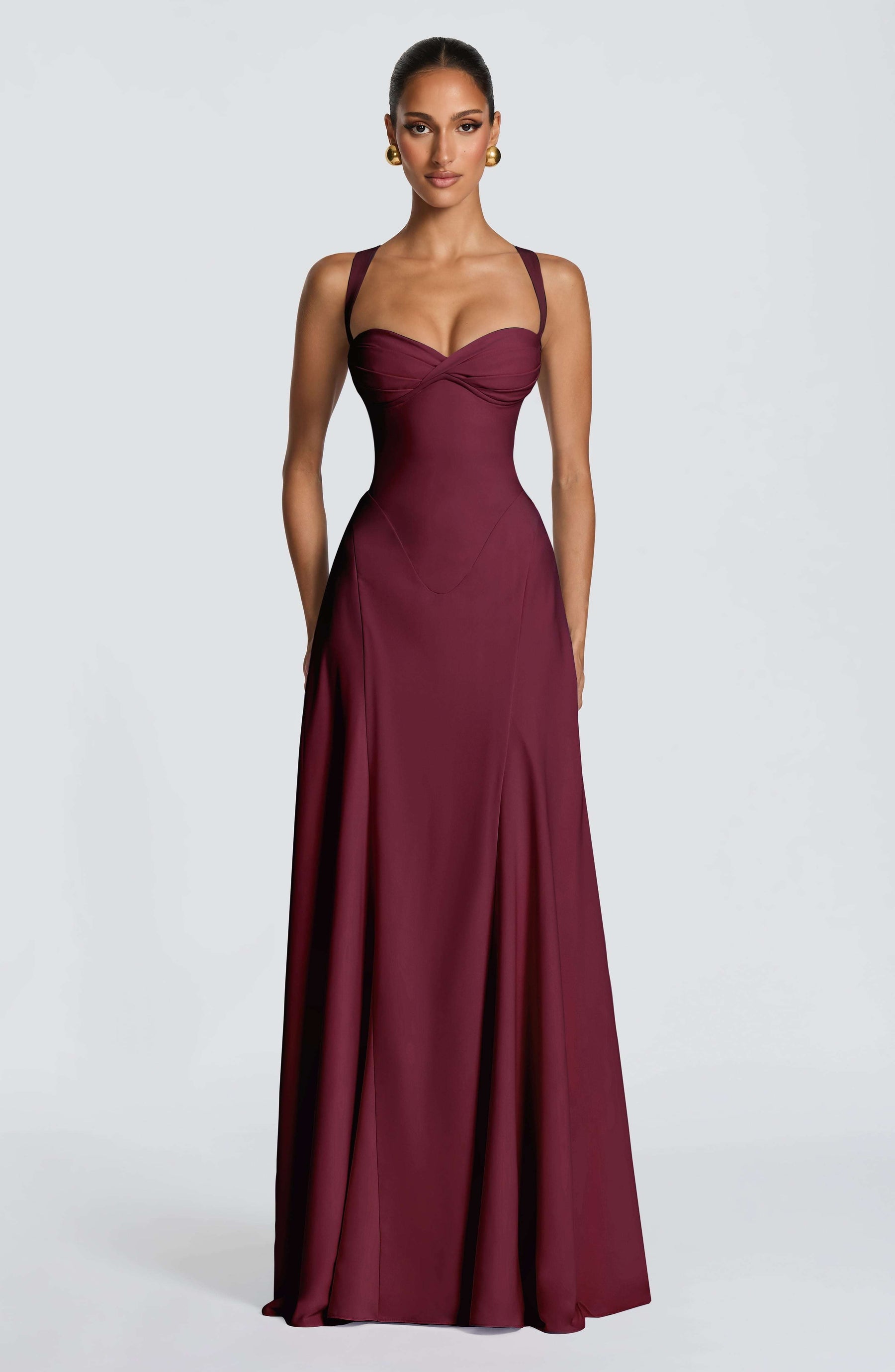 Irie Maxi Dress - Cherry Lacquer Ryvelle
