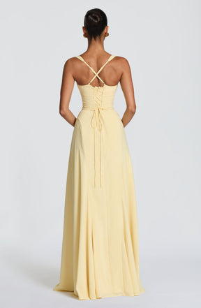 Robe longue Irie - Citron