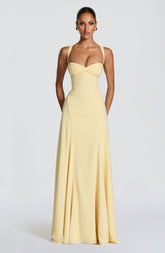 Robe longue Irie - Citron
