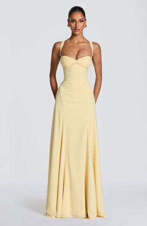 Robe longue Irie - Citron