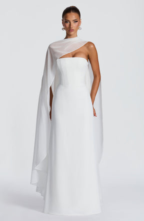 Irmina Maxi Dress - Ivory Ryvelle