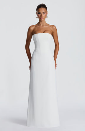 Irmina Maxi Dress - Ivory Ryvelle