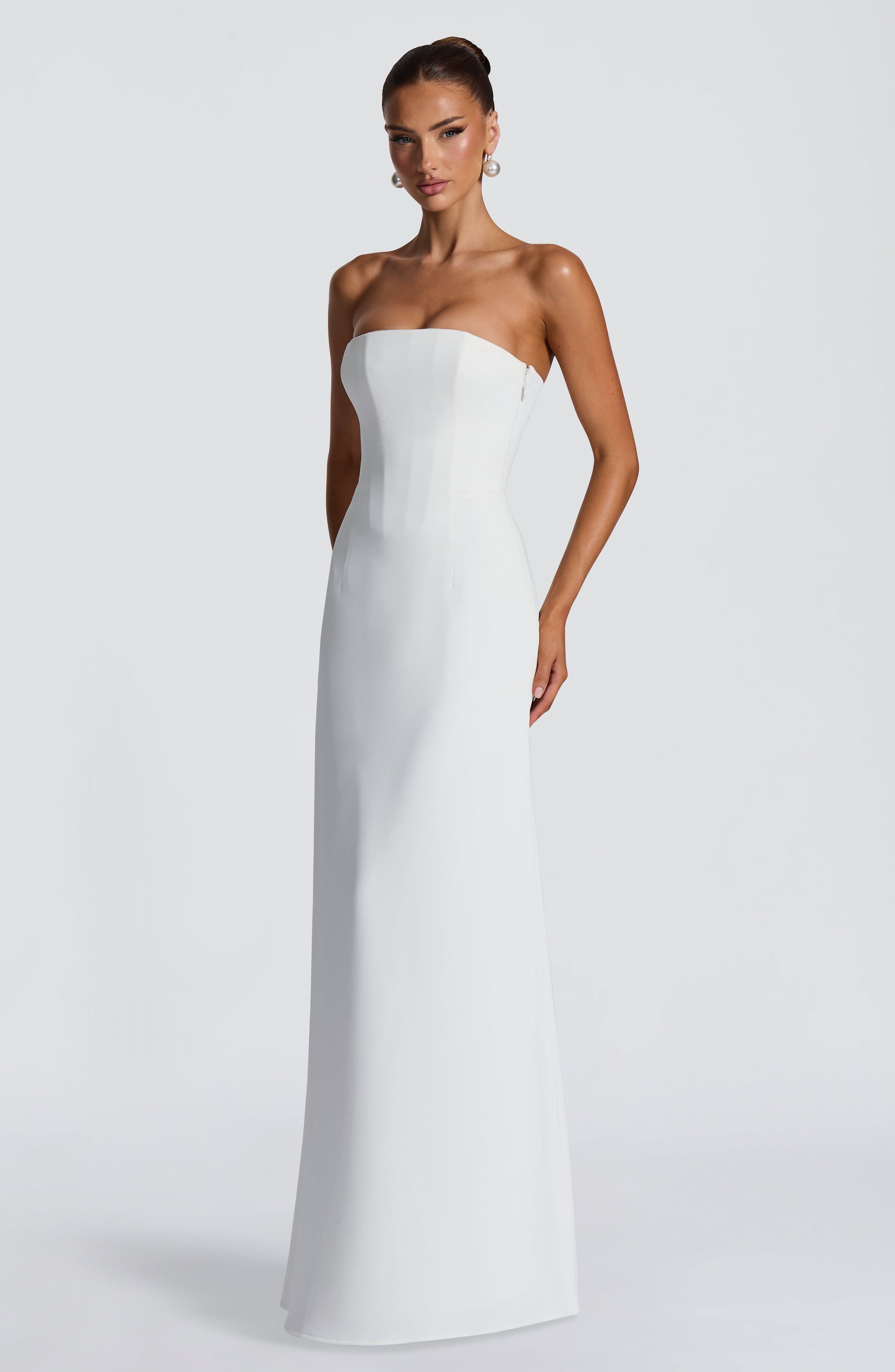 Irmina Maxi Dress - Ivory Ryvelle