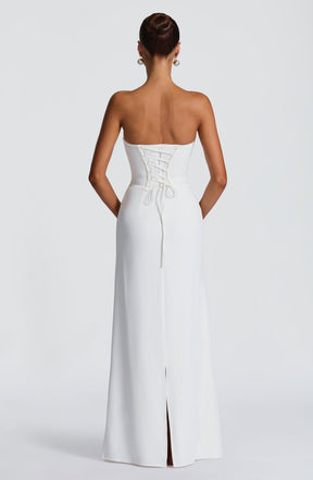 Irmina Maxi Dress - Ivory Ryvelle