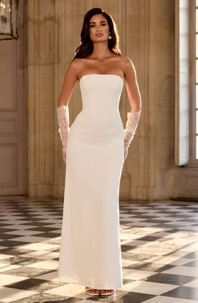 Irmina Maxi Dress - Ivory Ryvelle