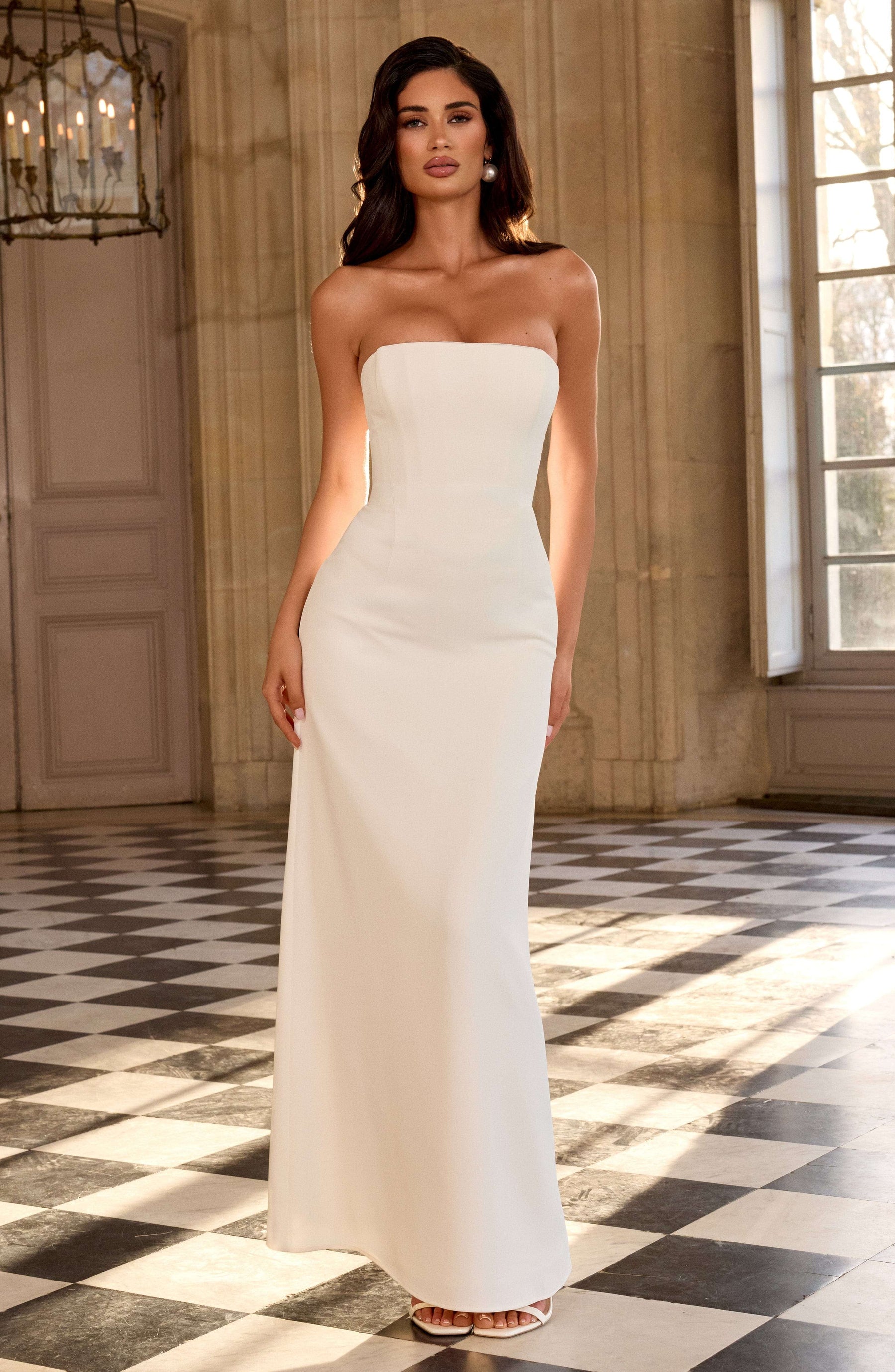 Irmina Maxi Dress - Ivory Ryvelle