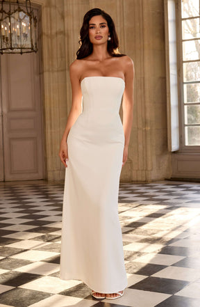Irmina Maxi Dress - Ivory Ryvelle