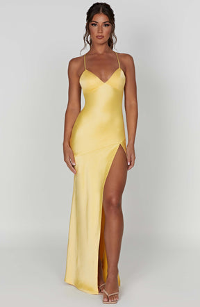 Isobel Maxi Dress - Lemon Ryvelle