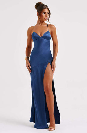 Isobel Maxi Dress - Navy Ryvelle