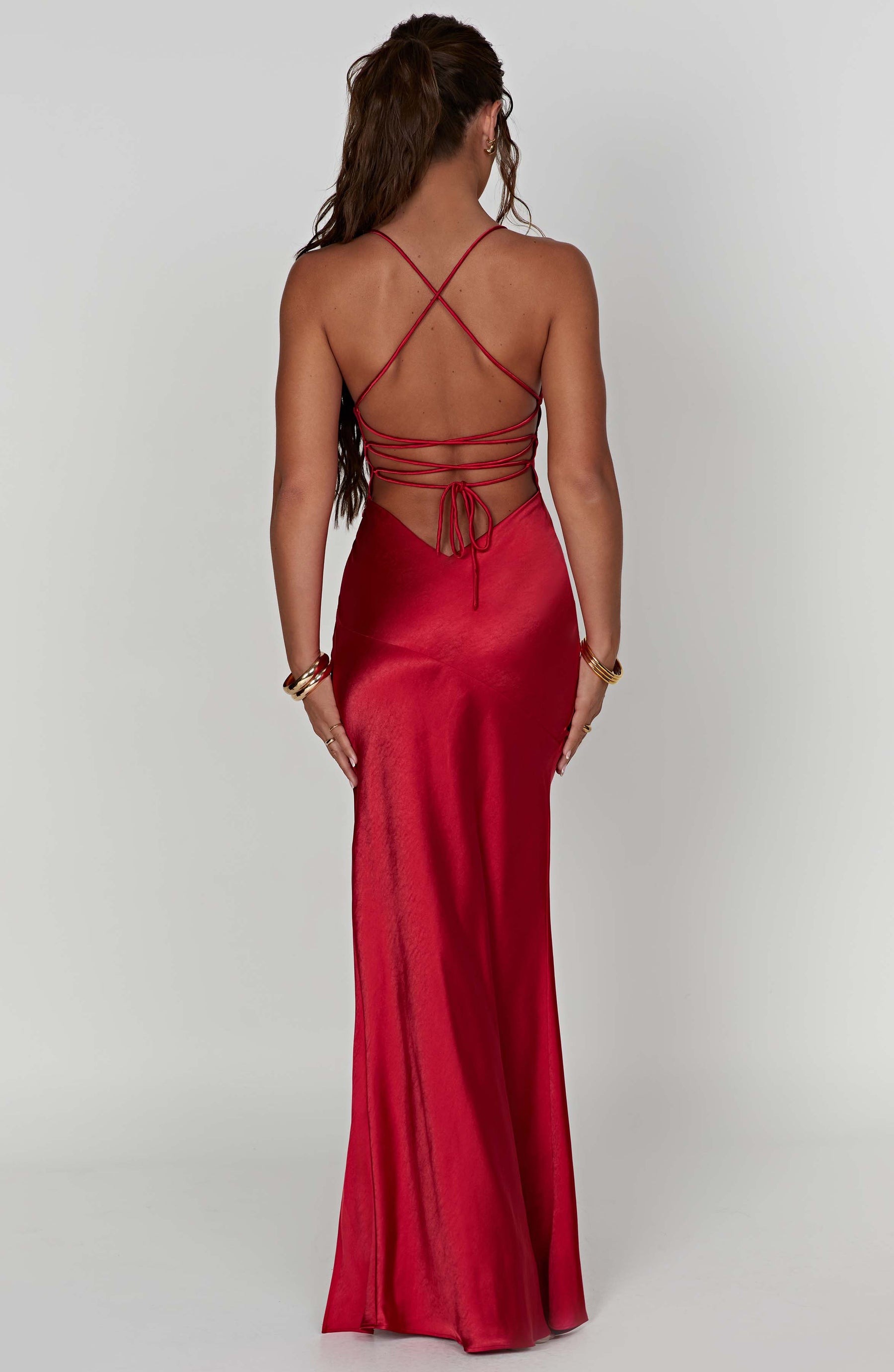 Isobel Maxi Dress - Red Ryvelle