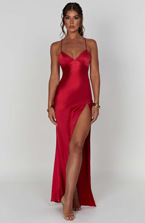 Isobel Maxi Dress - Red Ryvelle