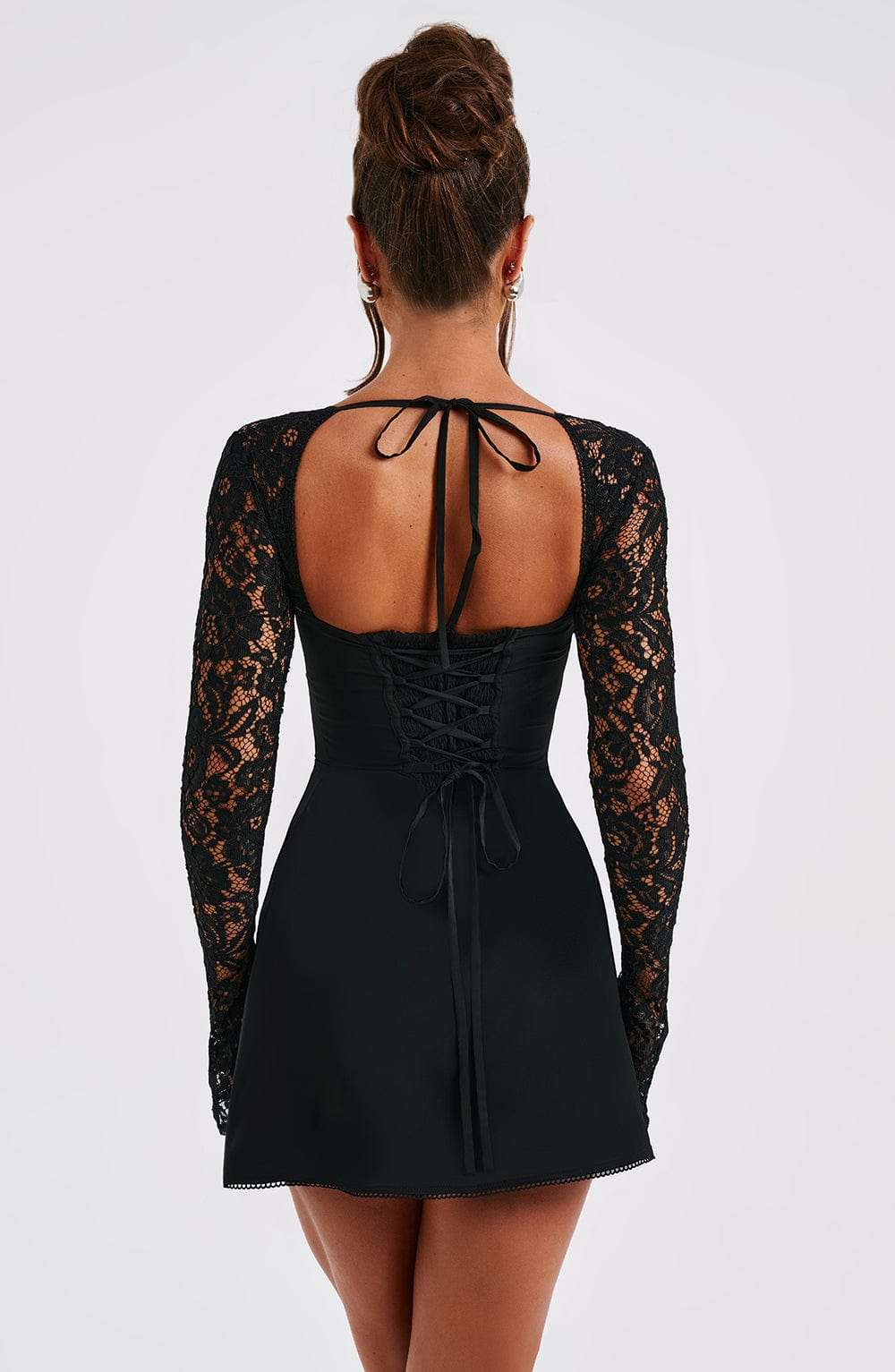 Jacinta Mini Dress - Black Ryvelle