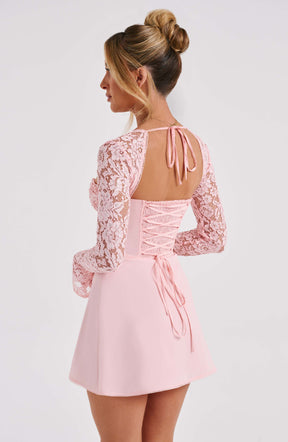 Jacinta Mini Dress - Blush Ryvelle