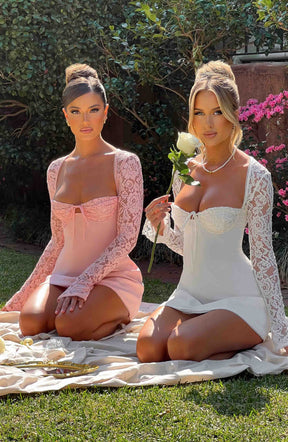 Jacinta Mini Dress - Blush Ryvelle