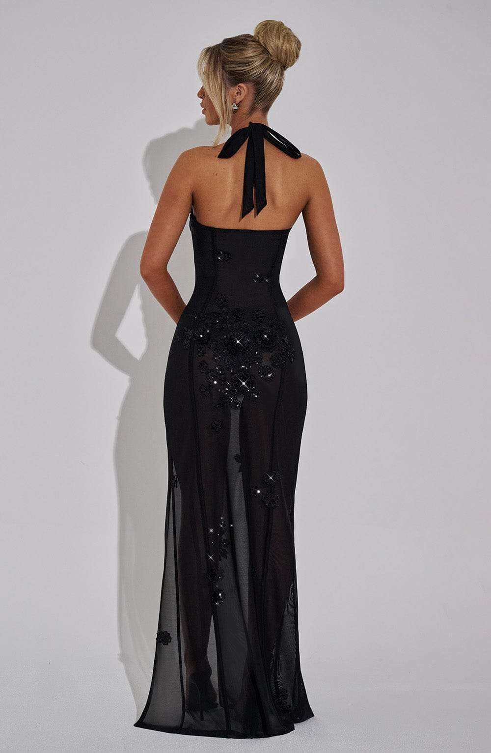 Jacqueline Maxi Dress - Black Ryvelle