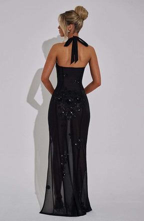 Jacqueline Maxi Dress - Black Ryvelle