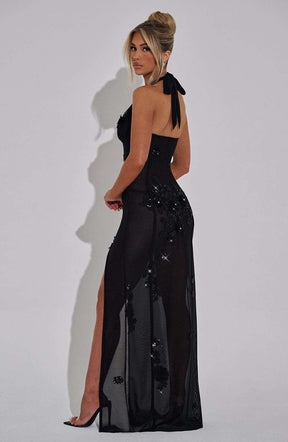 Jacqueline Maxi Dress - Black Ryvelle