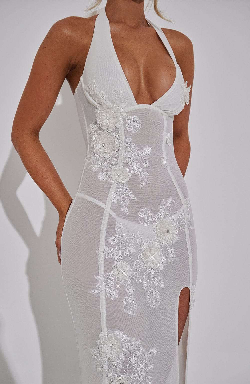 Jacqueline Maxi Dress - Ivory Ryvelle