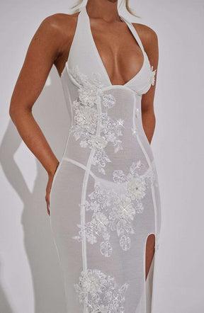 Jacqueline Maxi Dress - Ivory Ryvelle