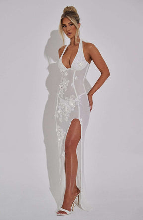 Jacqueline Maxi Dress - Ivory Ryvelle