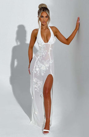 Jacqueline Maxi Dress - Ivory Ryvelle