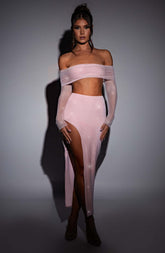 Jana Maxi Skirt - Pink Sparkle Ryvelle