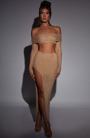 Jana Top - Gold Sparkle Ryvelle