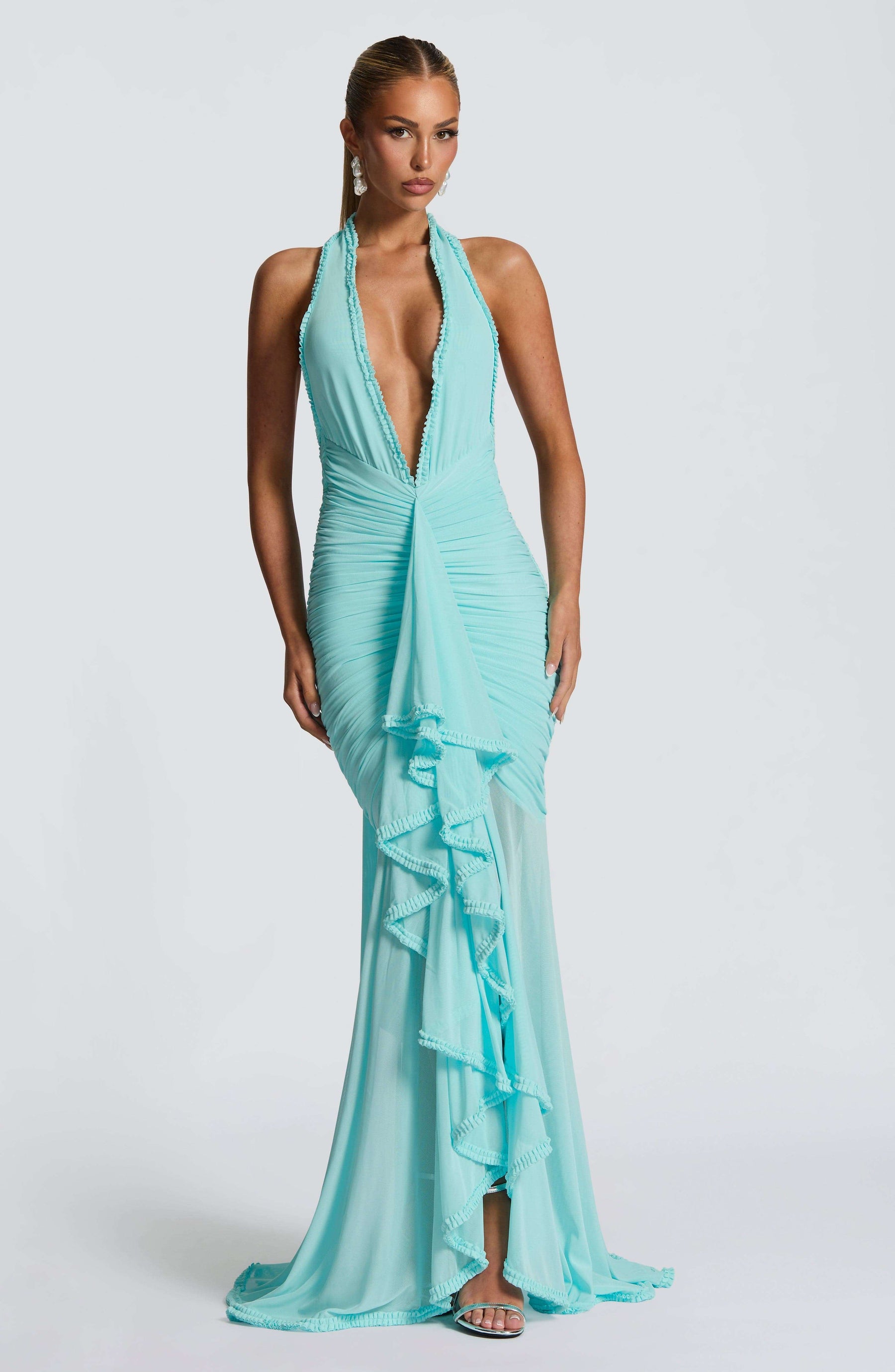 Janessa Maxi Dress - Aqua Ryvelle