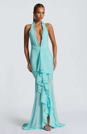 Janessa Maxi Dress - Aqua Ryvelle