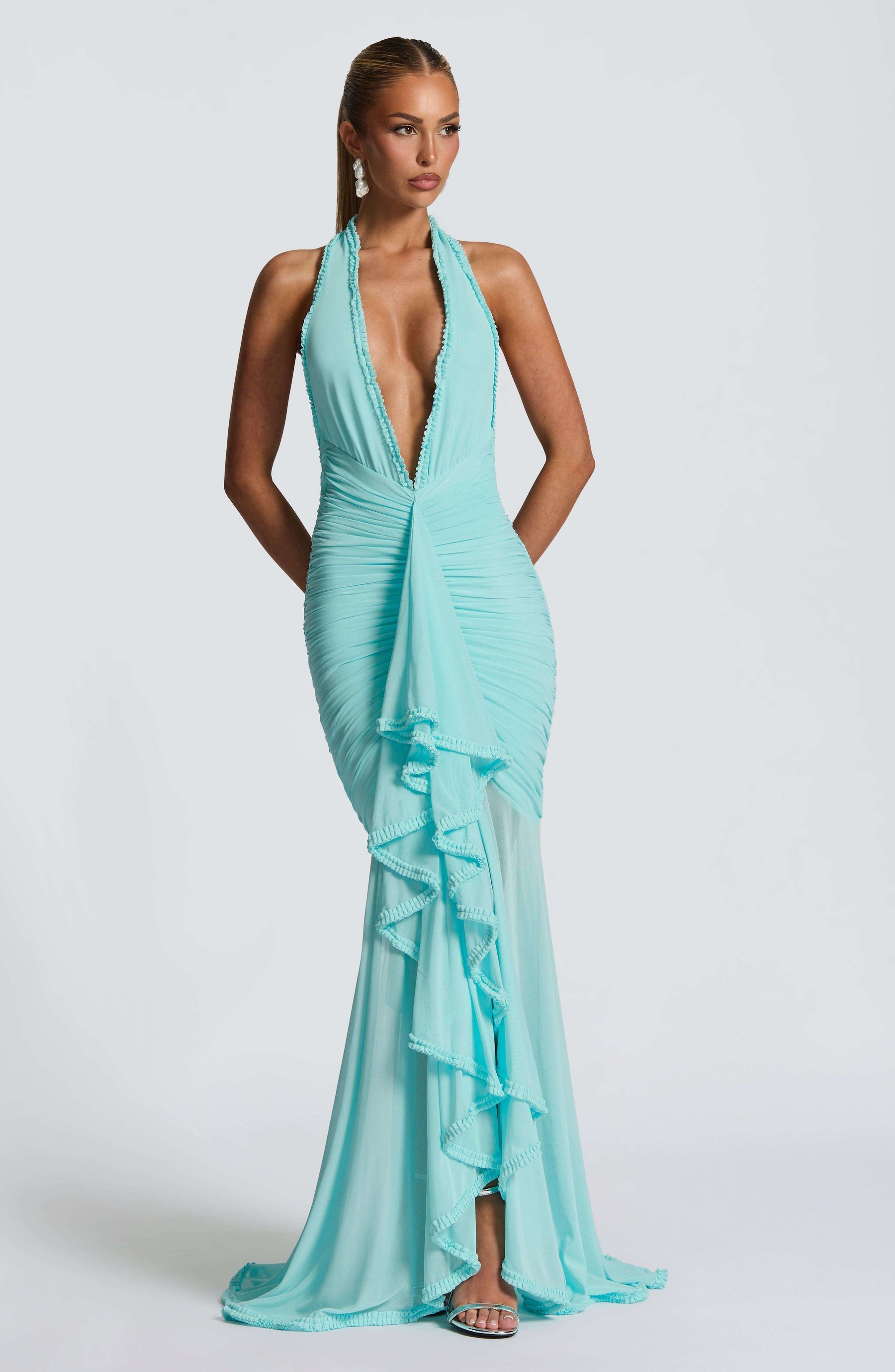 Janessa Maxi Dress - Aqua Ryvelle