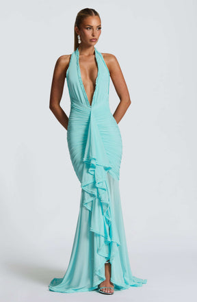 Janessa Maxi Dress - Aqua Ryvelle