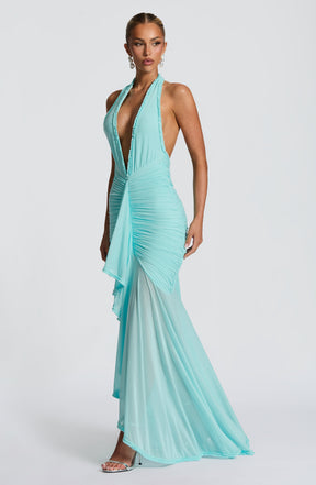 Janessa Maxi Dress - Aqua Ryvelle