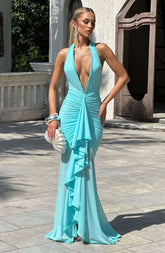 Janessa Maxi Dress - Aqua Ryvelle