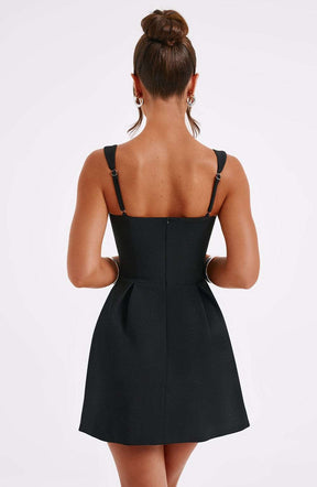 Janiyah Mini Dress - Black Ryvelle