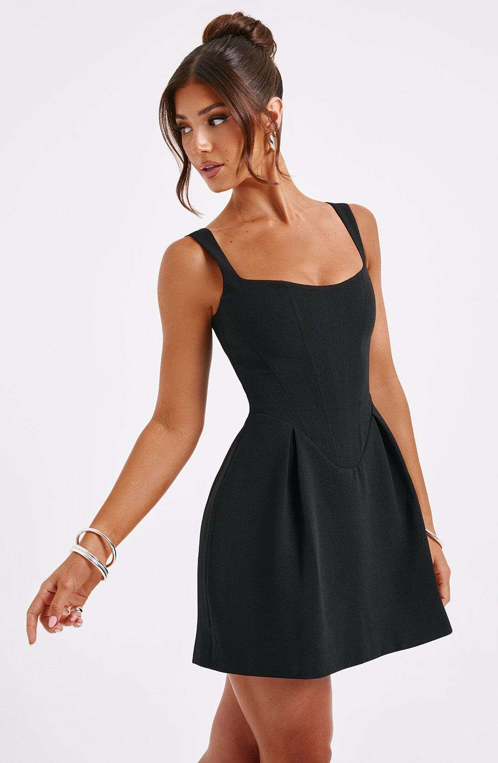 Janiyah Mini Dress - Black Ryvelle