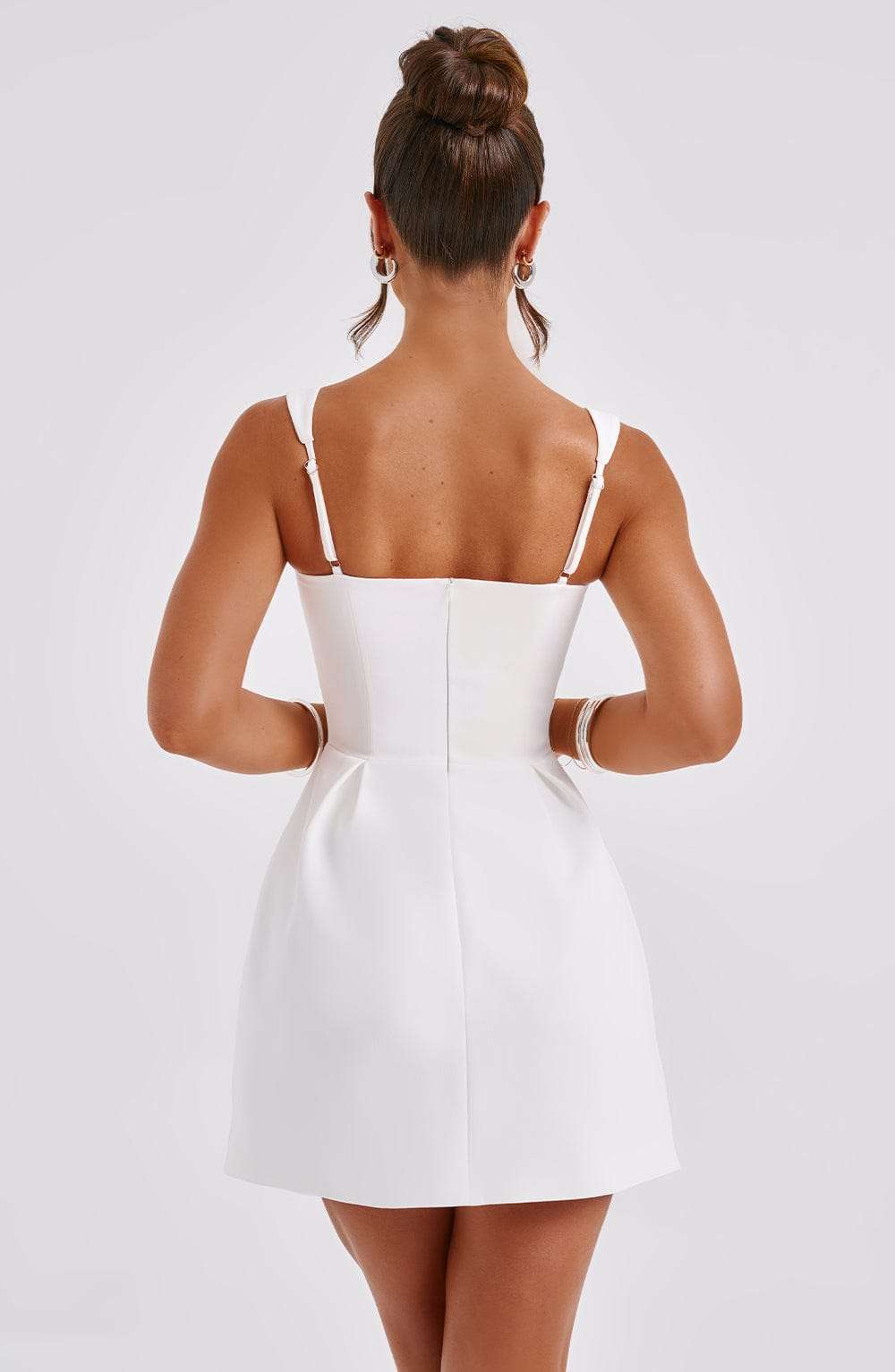 Janiyah Mini Dress - Ivory Ryvelle