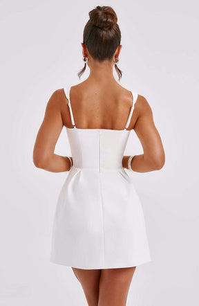 Janiyah Mini Dress - Ivory Ryvelle