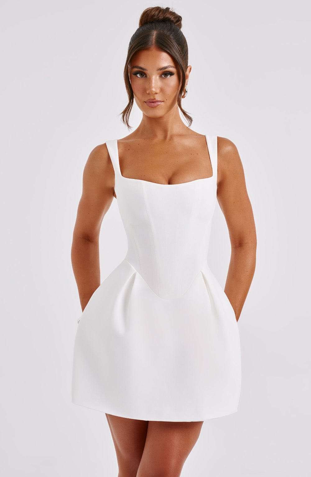 Janiyah Mini Dress - Ivory Ryvelle