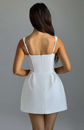 Janiyah Mini Dress - Ivory Ryvelle