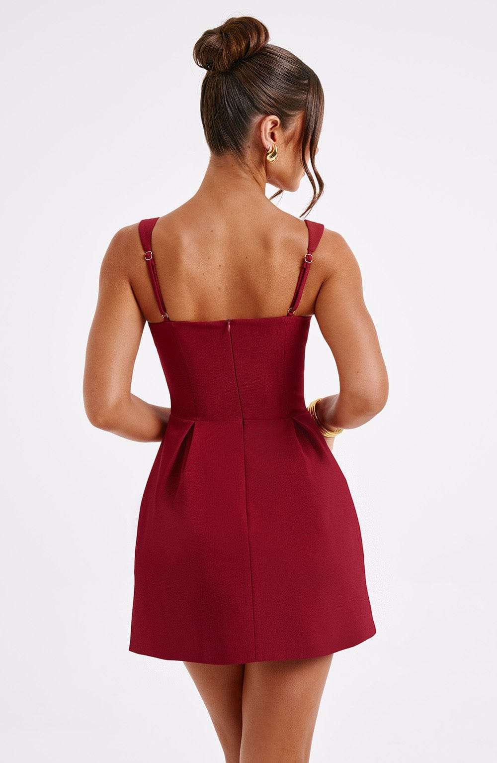 Janiyah Mini Dress - Wine Ryvelle