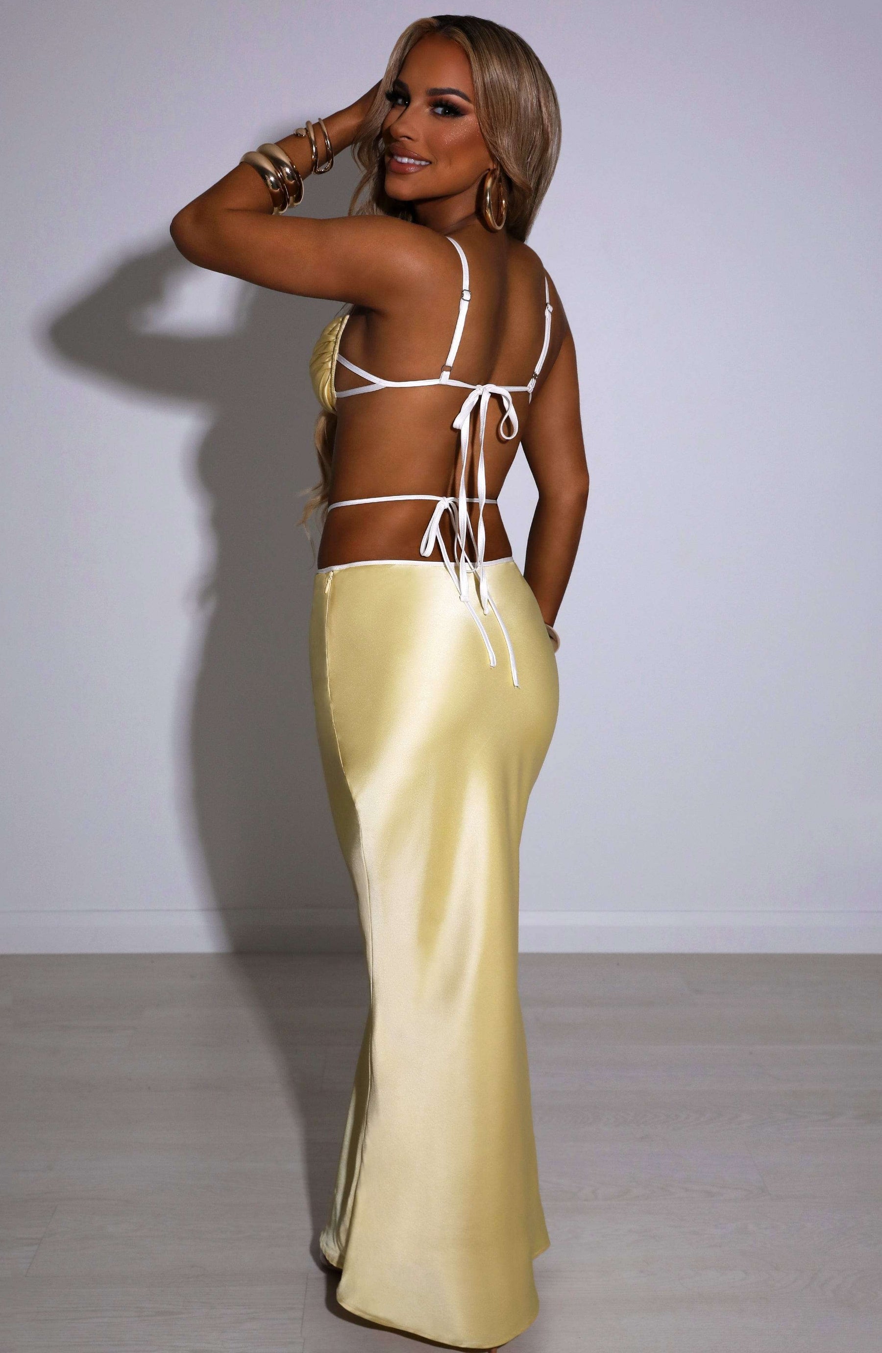 Jasmyn Maxi Skirt - Lemon Ryvelle