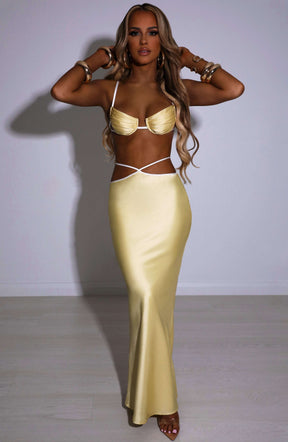 Jasmyn Maxi Skirt - Lemon Ryvelle