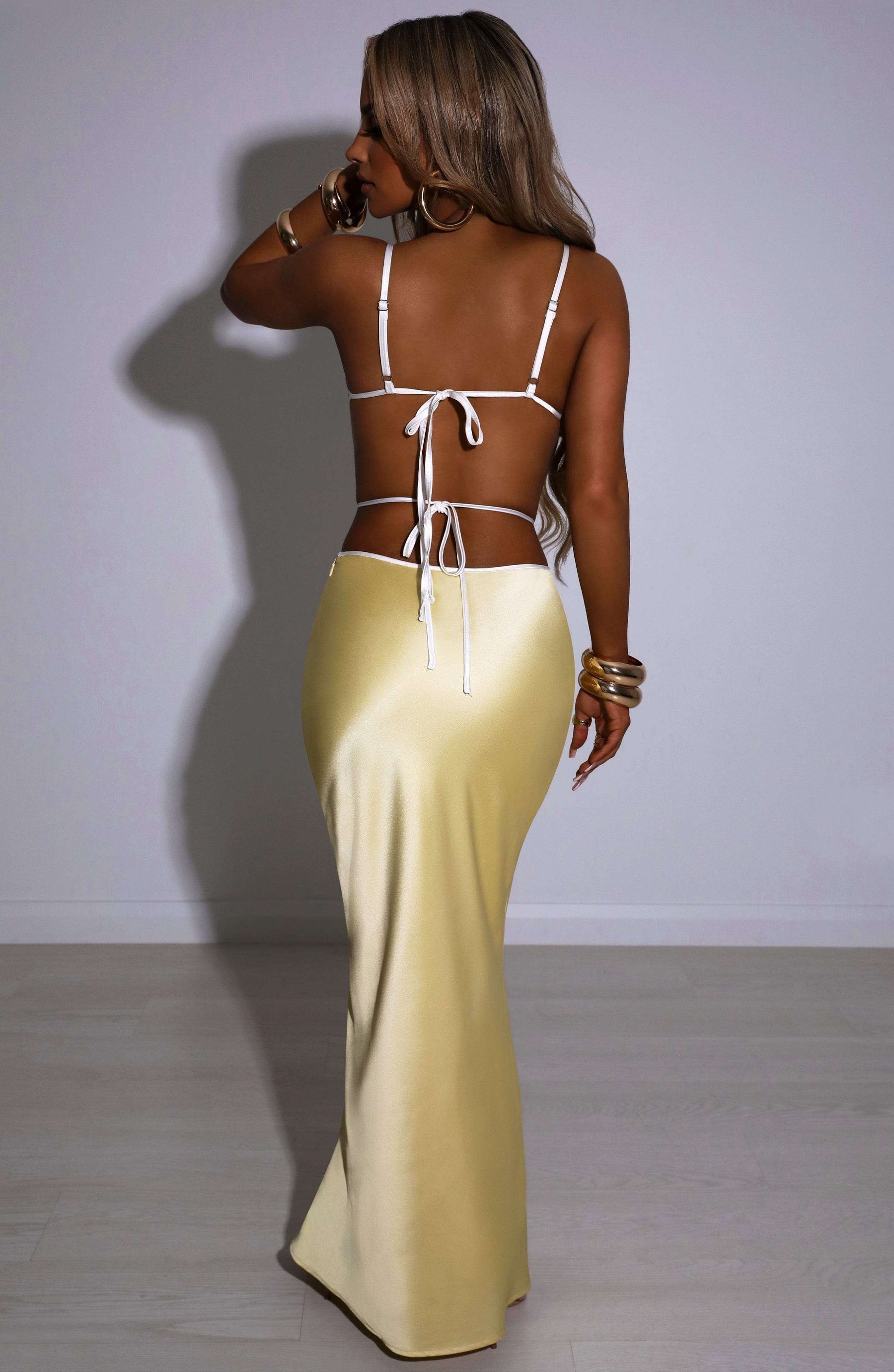 Jasmyn Maxi Skirt - Lemon Ryvelle