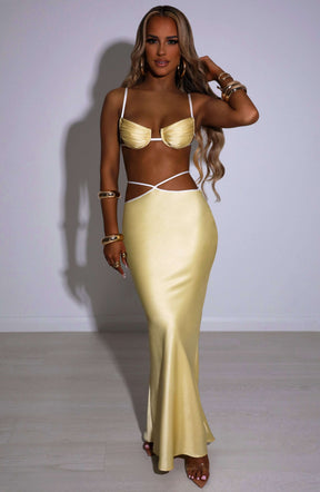 Jasmyn Maxi Skirt - Lemon Ryvelle