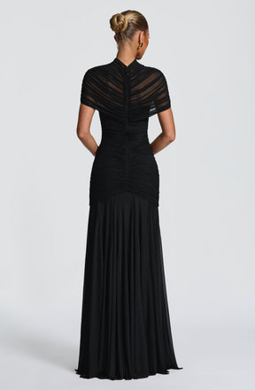 Jaya Maxi Dress - Black Ryvelle