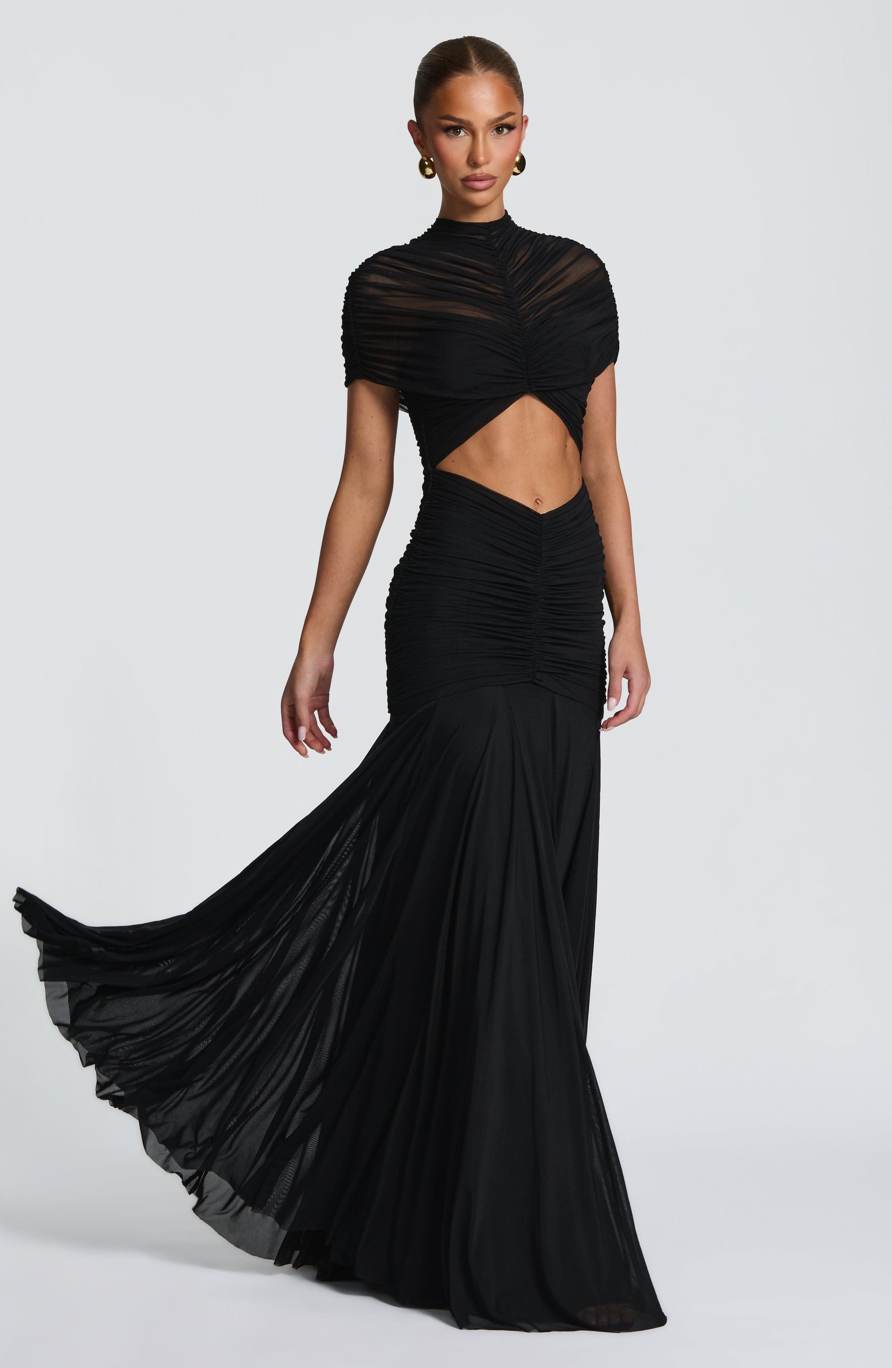 Jaya Maxi Dress - Black Ryvelle