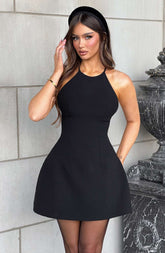 Jayne Mini Dress - Black Ryvelle