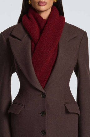 Jeanie Scarf - Burgundy Ryvelle