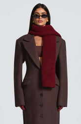 Jeanie Scarf - Burgundy Ryvelle